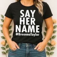 Say Her Name #Breonna Taylor BLM Women's T-Shirt thumb 2