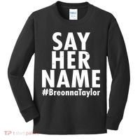 Say Her Name #Breonna Taylor BLM Kids Long Sleeve Shirt thumb 0