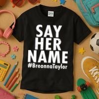 Say Her Name #Breonna Taylor BLM Kids T-Shirt thumb 3