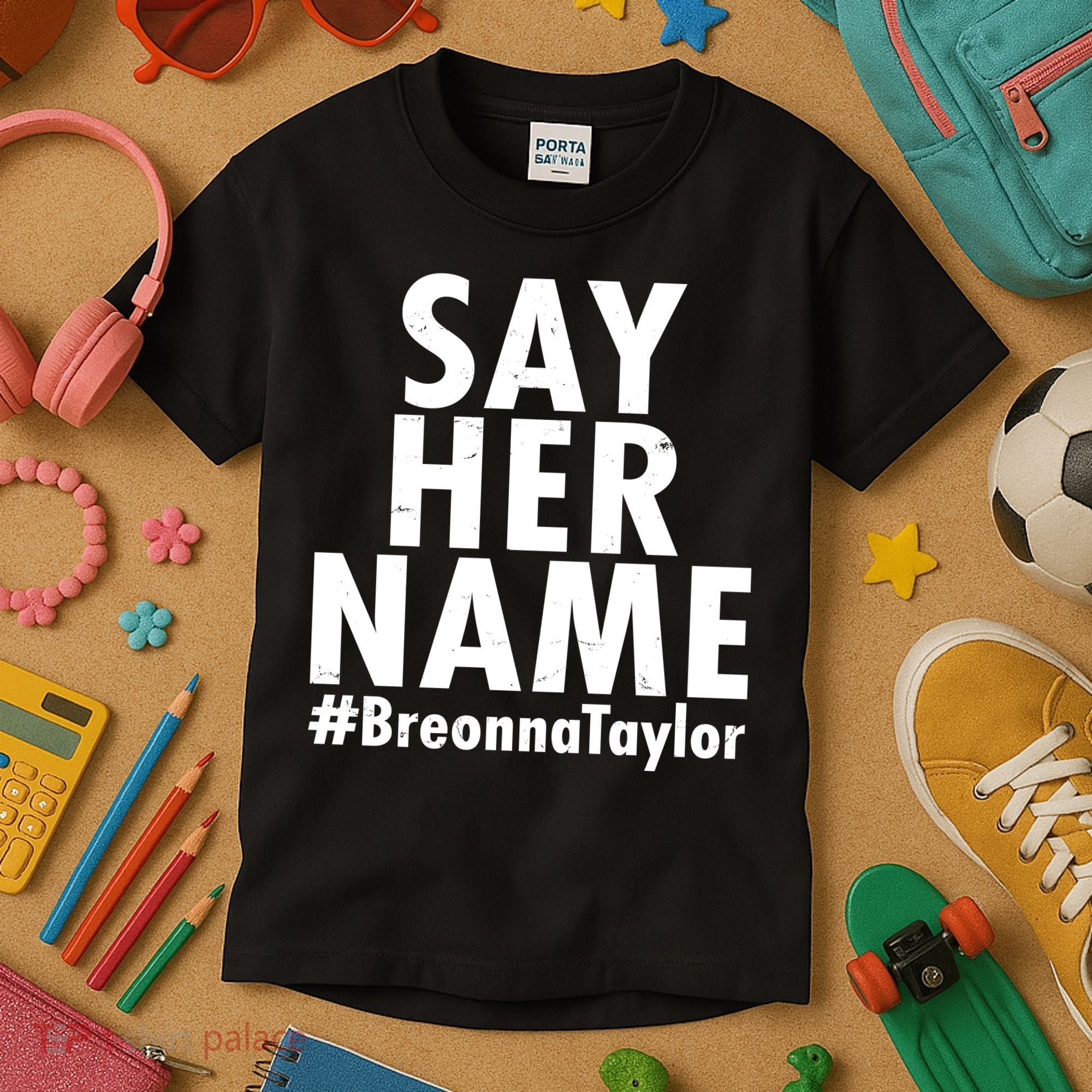 Say Her Name #Breonna Taylor BLM Kids T-Shirt