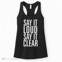 Say It Loud - Say It Clear - Resist Women's Tank Top thumb 0