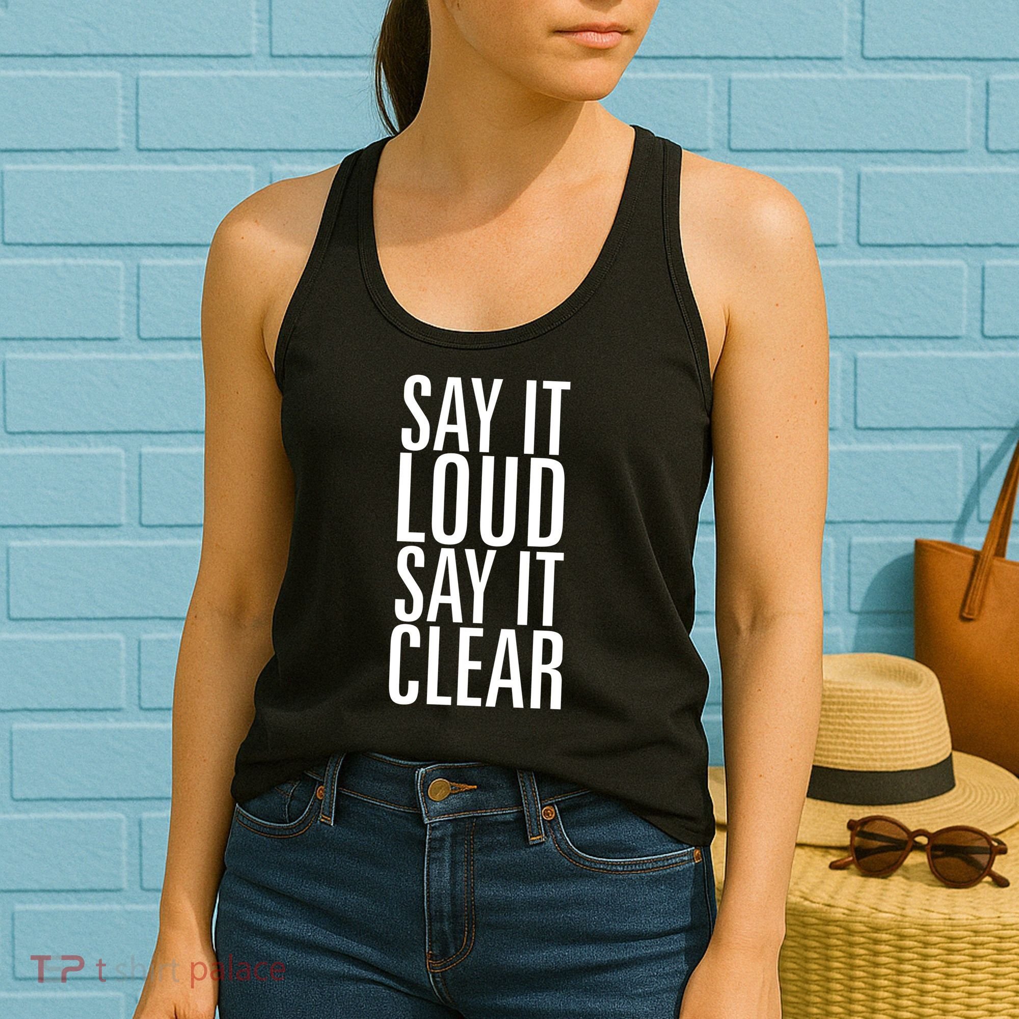 Say It Loud - Say It Clear - Resist Women's Tank Top