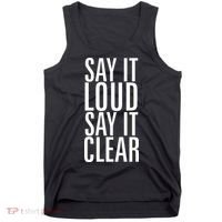Say It Loud - Say It Clear - Resist Tank Top thumb 0