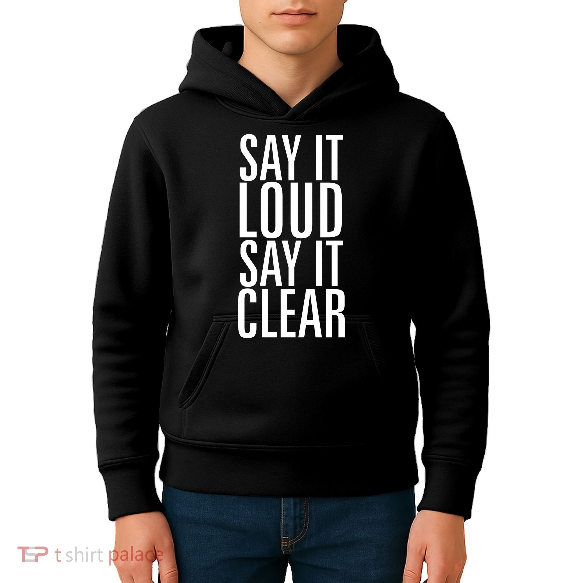 Say It Loud - Say It Clear - Resist Kids Hoodie