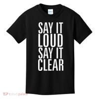 Say It Loud - Say It Clear - Resist Kids T-Shirt thumb 0