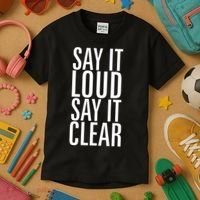 Say It Loud - Say It Clear - Resist Kids T-Shirt thumb 3