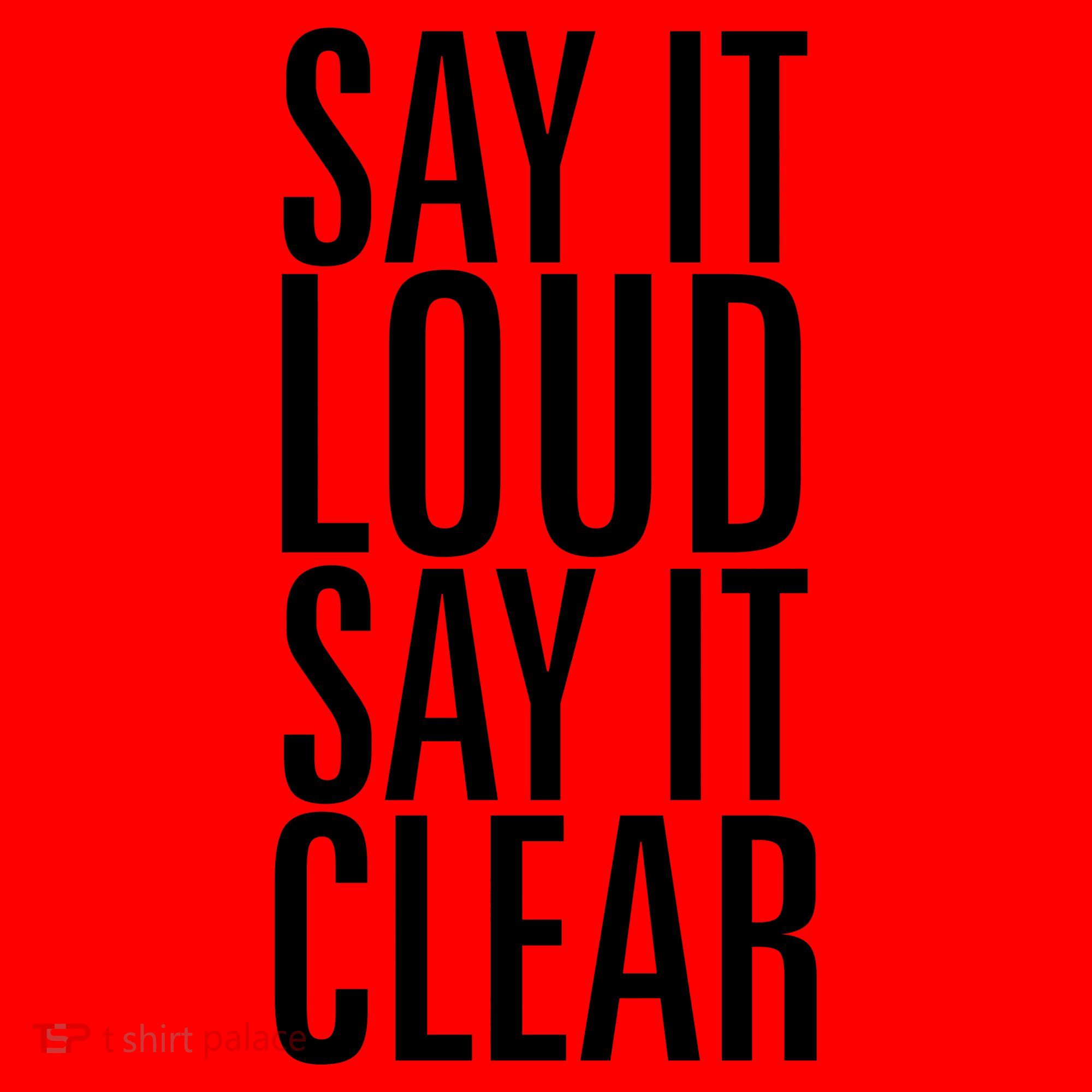 Say It Loud - Say It Clear - Resist Santa Hat