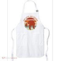 Say Less Do Lesser Sloth Retro Apron thumb 0