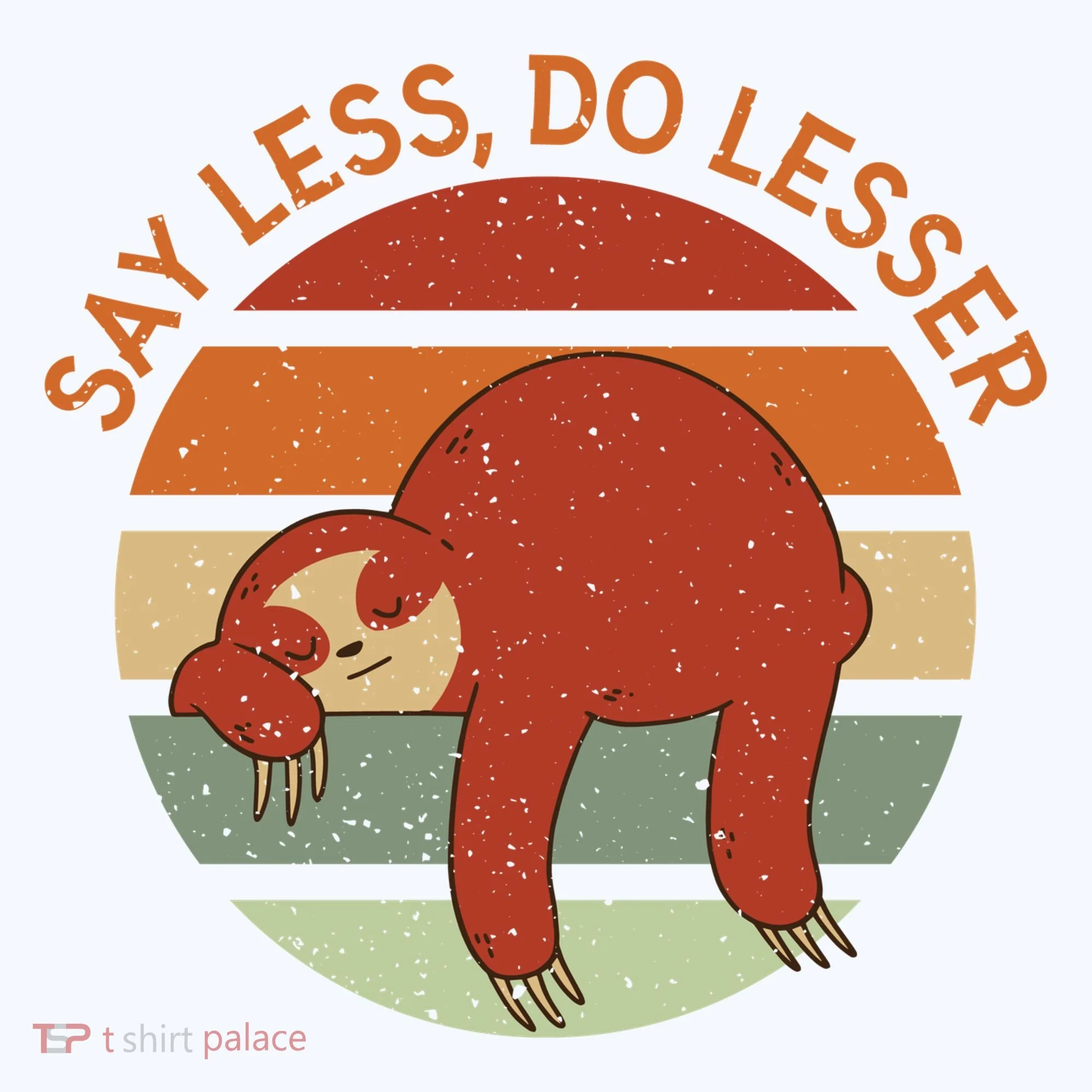 Say Less Do Lesser Sloth Retro Bucket Hat
