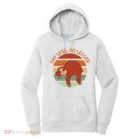 Say Less Do Lesser Sloth Retro Women's Hoodie thumb 0