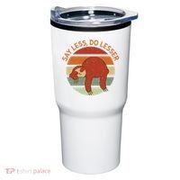 Say Less Do Lesser Sloth Retro Tumbler thumb 0