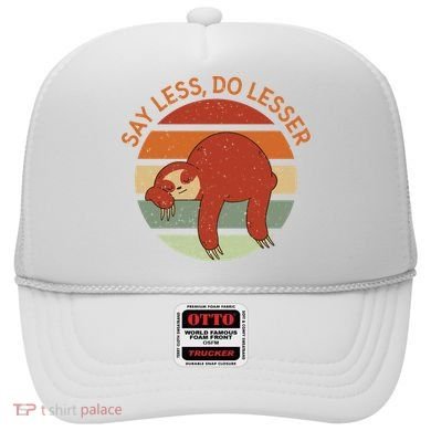 Say Less Do Lesser Sloth Retro Hat
