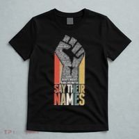 Say Their Names Black Lives Matter Remembering Victim Names T-Shirt thumb 5