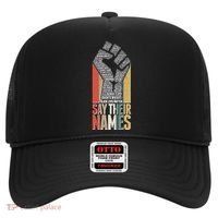 Say Their Names Black Lives Matter Remembering Victim Names Hat thumb 0