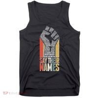 Say Their Names Black Lives Matter Remembering Victim Names Tank Top thumb 0