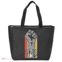 Say Their Names Black Lives Matter Remembering Victim Names Tote Bag thumb 0
