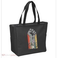 Say Their Names Black Lives Matter Remembering Victim Names Tote Bag thumb 2
