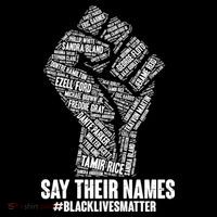 Say Their Names #BLACKLIVESMATTER Ornament thumb 1