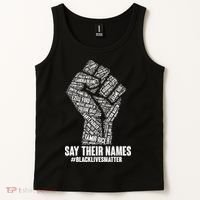 Say Their Names #BLACKLIVESMATTER Tank Top thumb 2