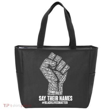 Say Their Names #BLACKLIVESMATTER Tote Bag