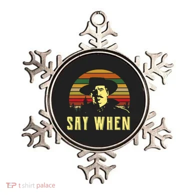 Say When Vintage Ornament