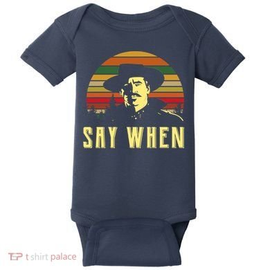 Say When Vintage Baby Bodysuit