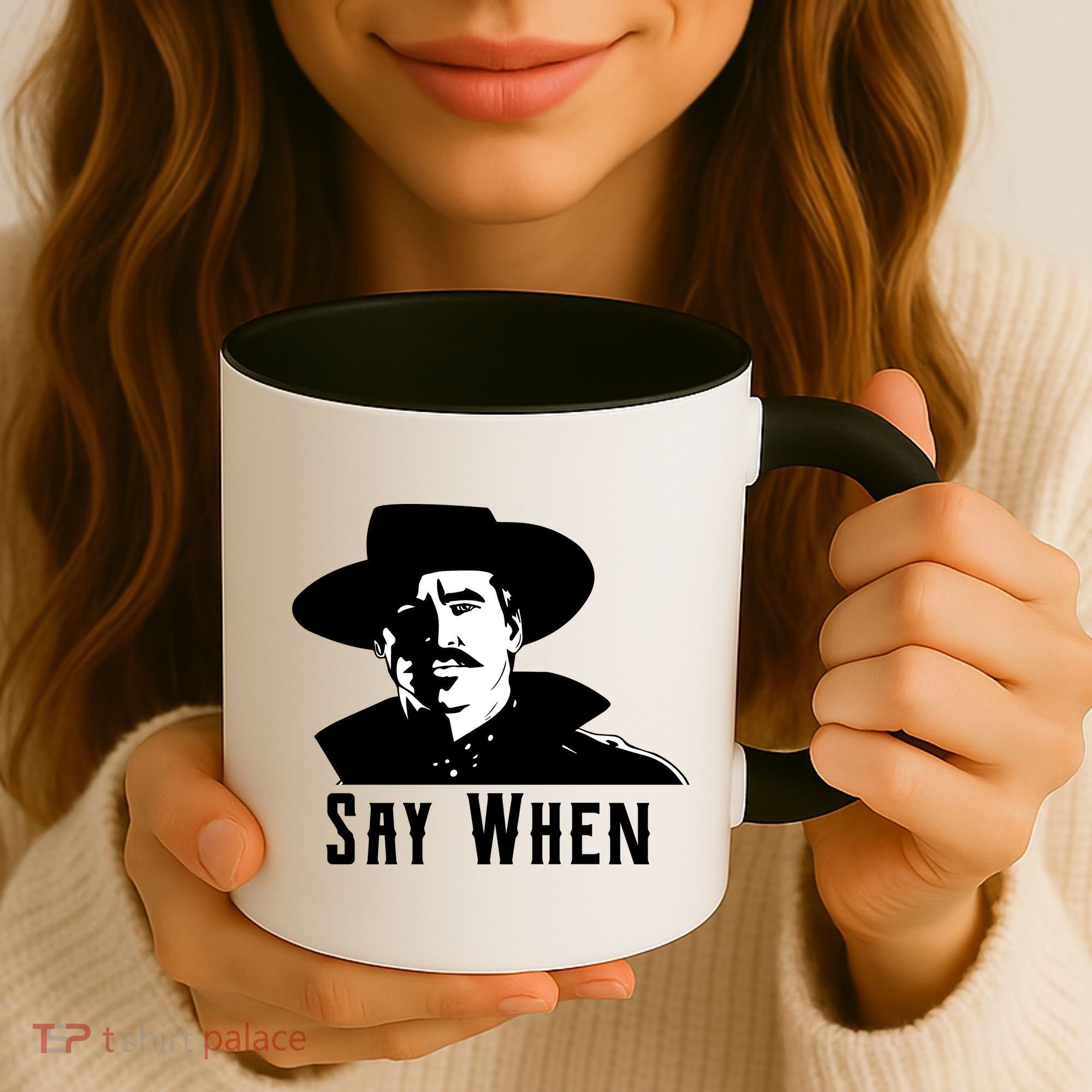 Say When Classic Movie Quote Coffee Mug