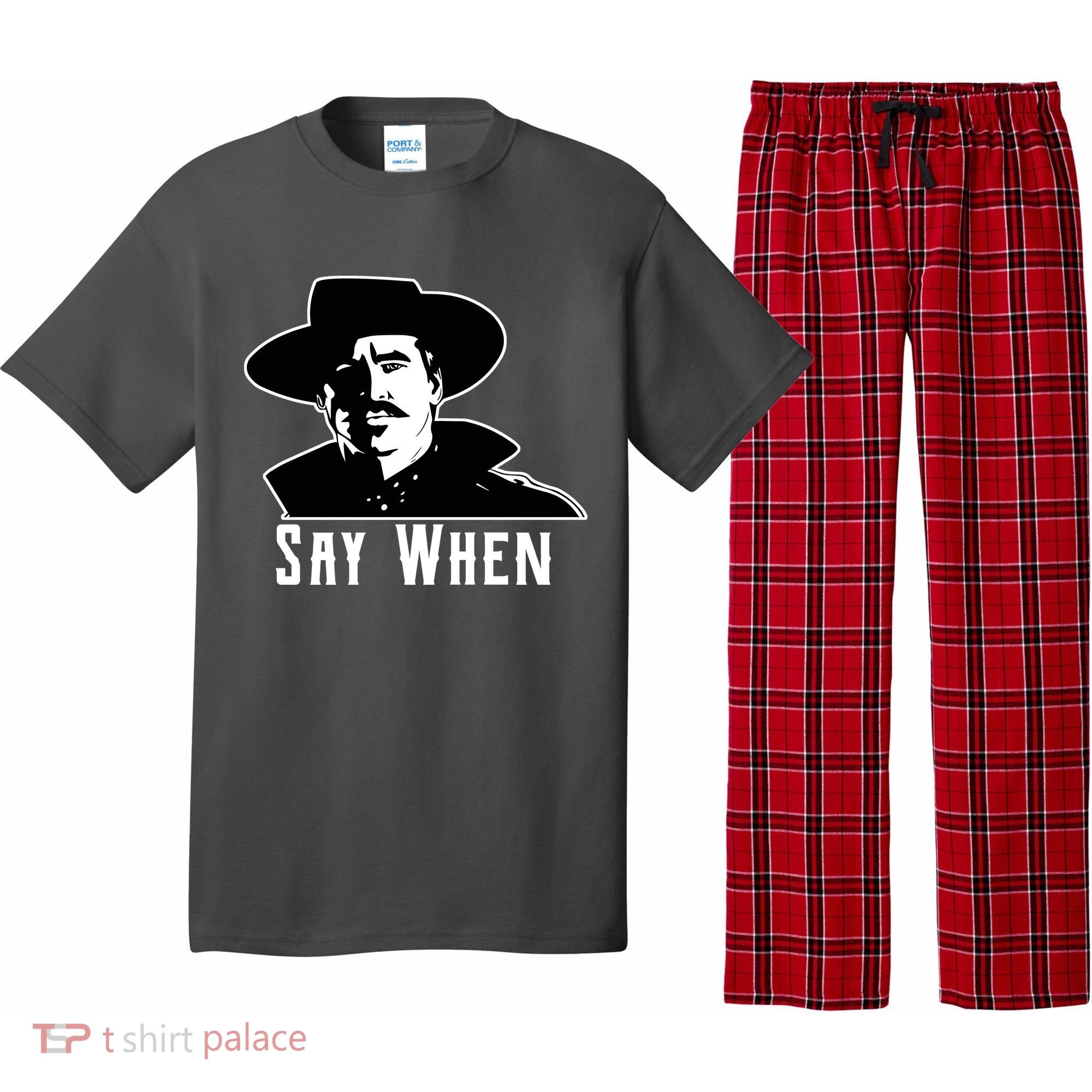 Say When Classic Movie Quote Pajama Set