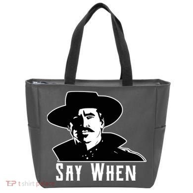 Say When Classic Movie Quote Tote Bag