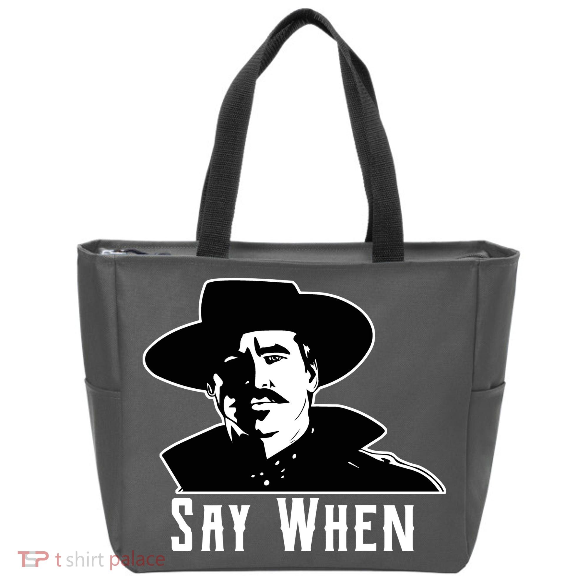 Say When Classic Movie Quote Tote Bag