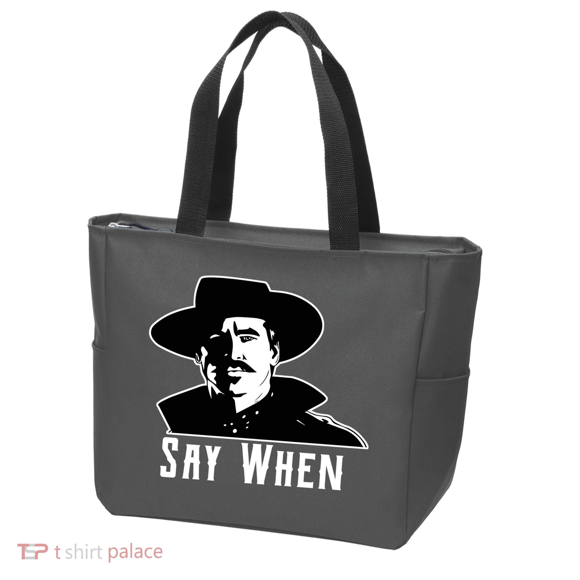 Say When Classic Movie Quote Tote Bag