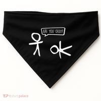 Stickman Are You Ok Cartoon Be Kind Good Help Support USA-Made Doggie Bandana thumb 0