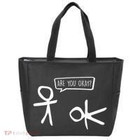 Stickman Are You Ok Cartoon Be Kind Good Help Support Tote Bag thumb 0