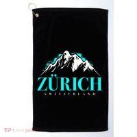 Swiss Alps Zurich Switzerland Golf Towel thumb 0