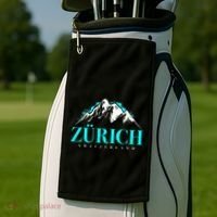 Swiss Alps Zurich Switzerland Golf Towel thumb 2