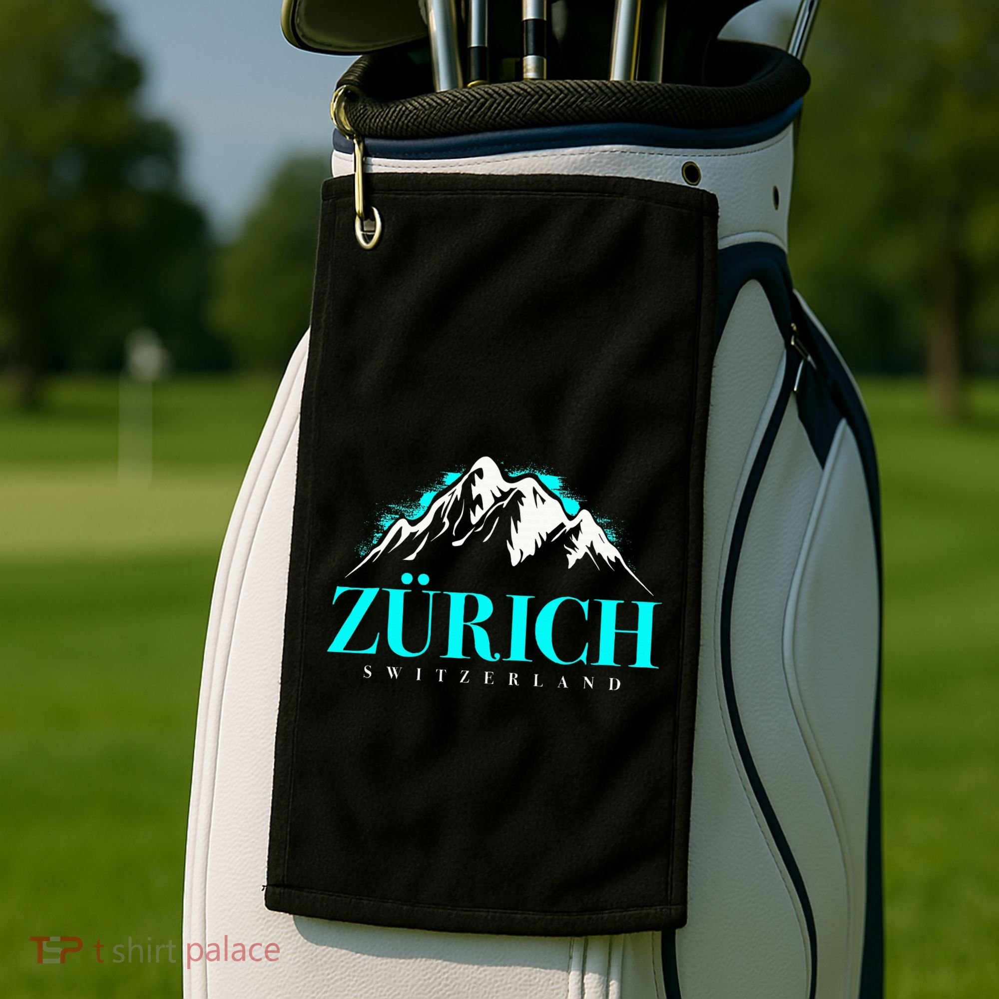 Swiss Alps Zurich Switzerland Golf Towel
