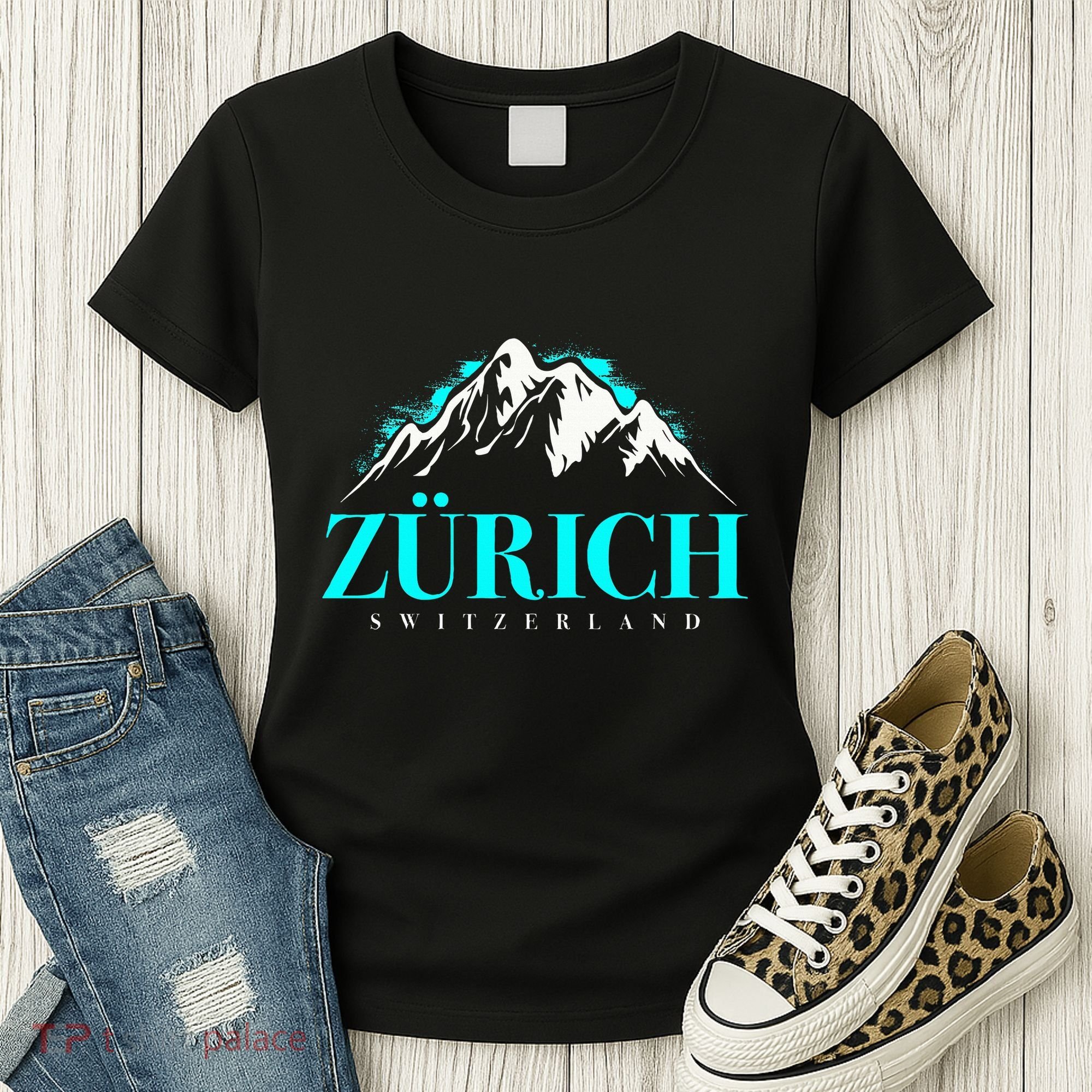 Swiss Alps Zurich Switzerland Women's T-Shirt