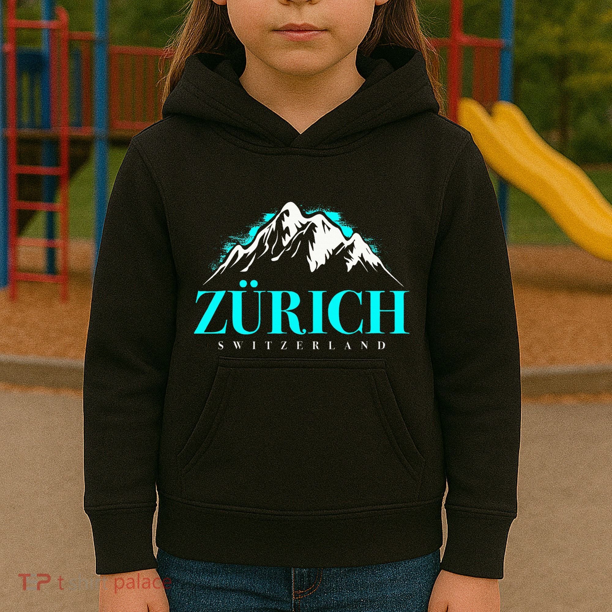 Swiss Alps Zurich Switzerland Kids Hoodie