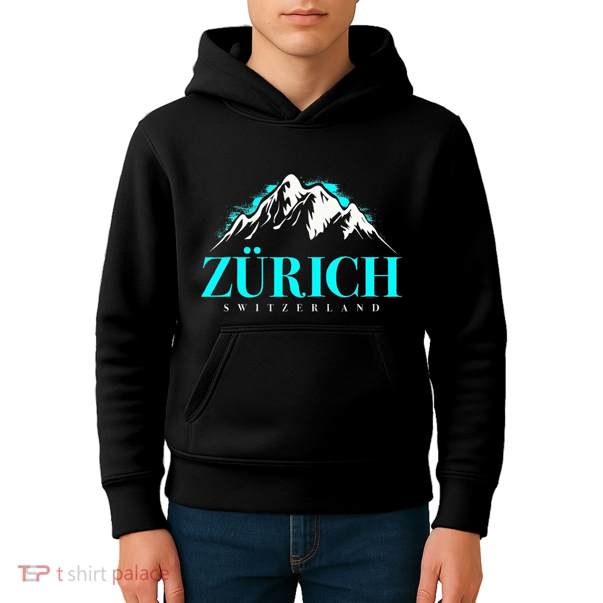 Swiss Alps Zurich Switzerland Kids Hoodie