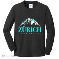 Swiss Alps Zurich Switzerland Kids Long Sleeve Shirt thumb 0