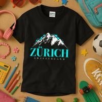 Swiss Alps Zurich Switzerland Kids T-Shirt thumb 3