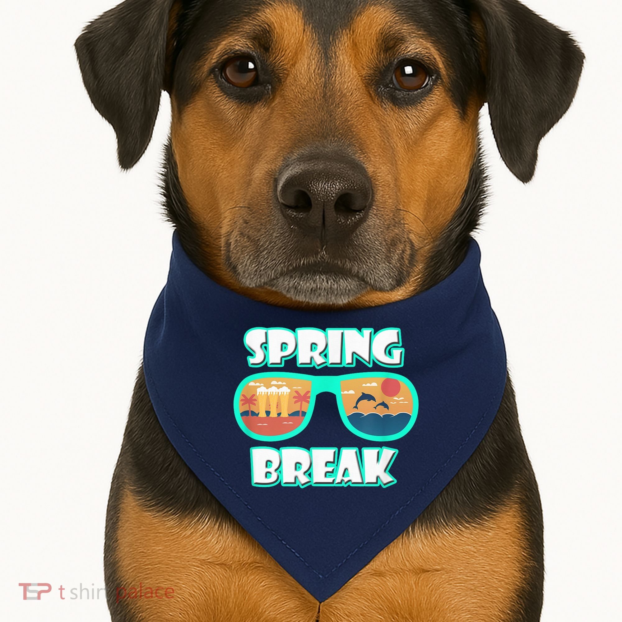 Spring Break USA-Made Doggie Bandana