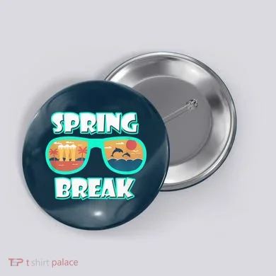 Spring Break Button
