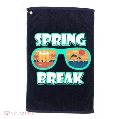 Spring Break Golf Towel