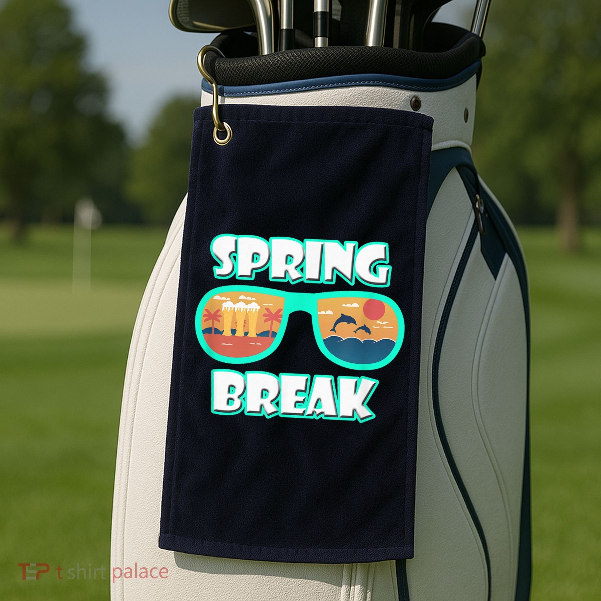 Spring Break Golf Towel