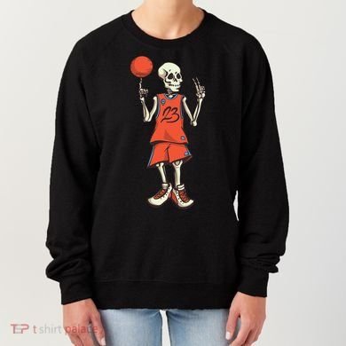 Skeleton Basketball Women's Sweatshirt