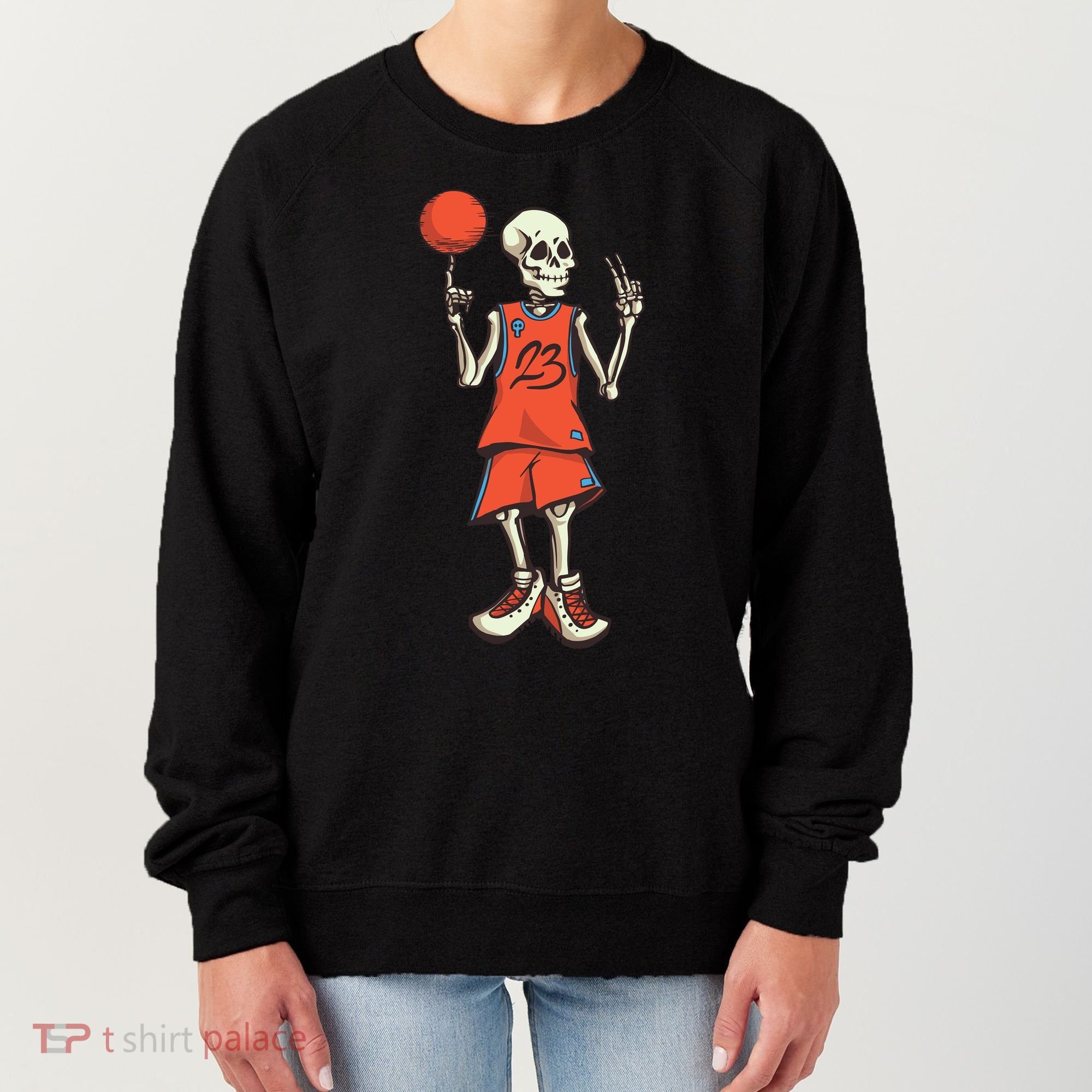 Skeleton Basketball Women's Sweatshirt