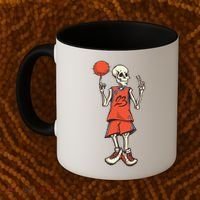 Skeleton Basketball Coffee Mug thumb 2