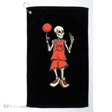 Skeleton Basketball Golf Towel