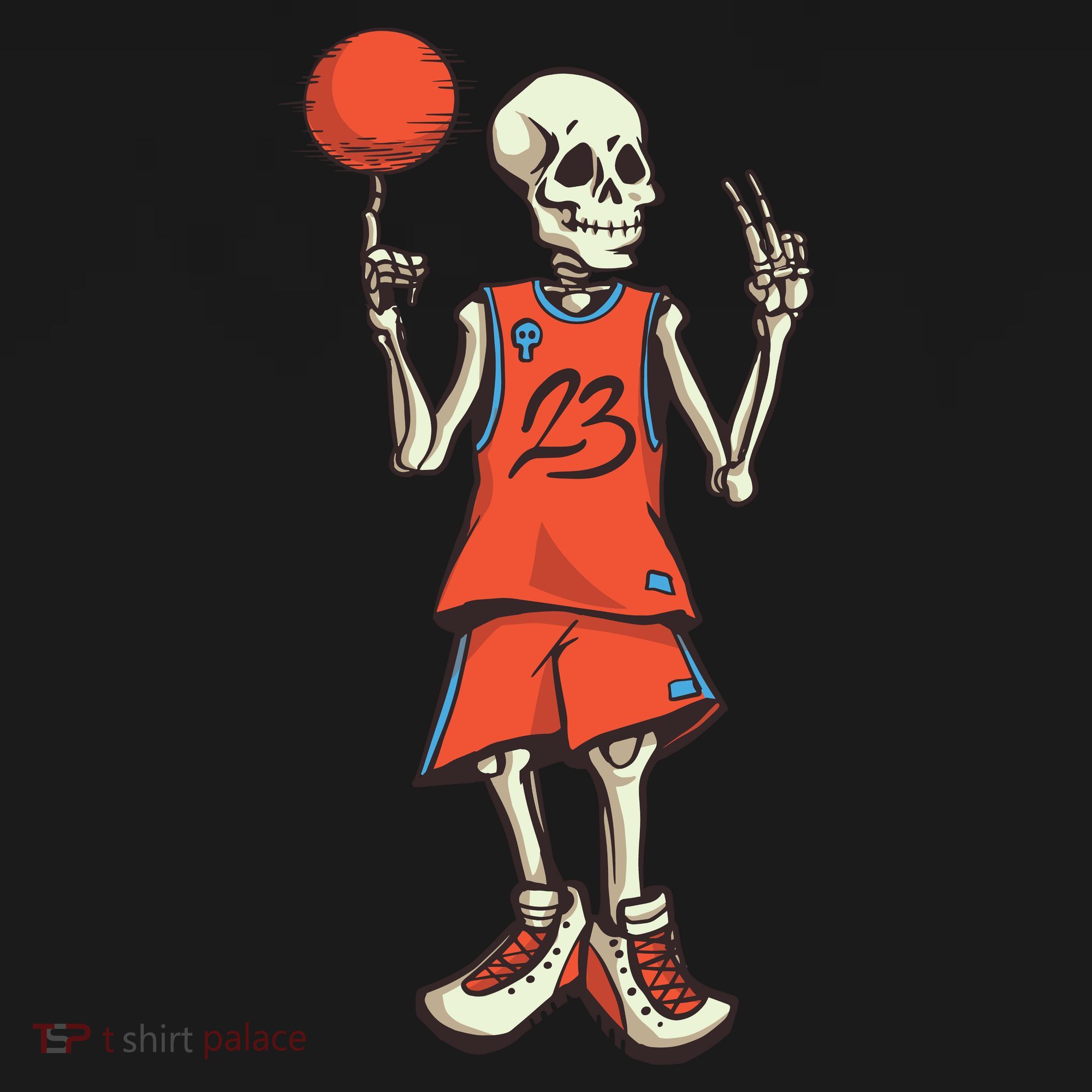 Skeleton Basketball Visor